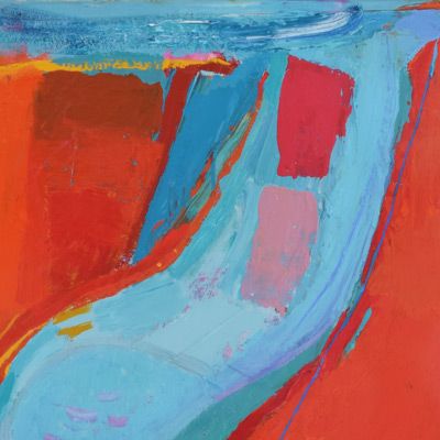 'Porthleven 98 (Flow of Colour)' 100x80cms